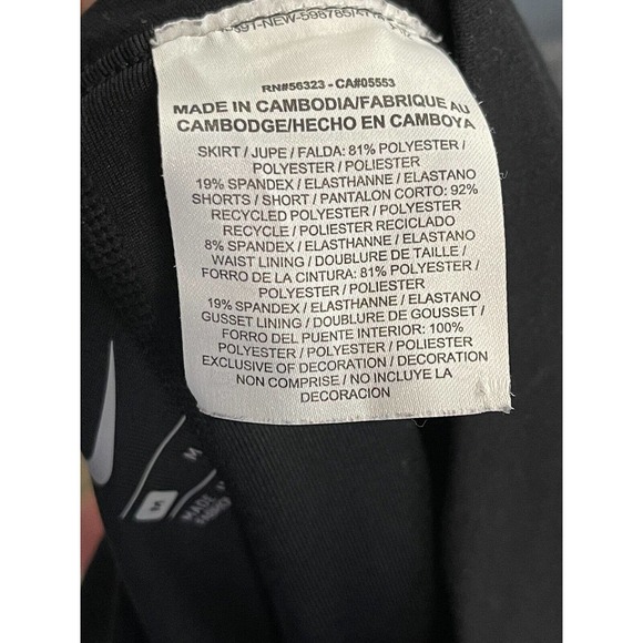 Nike Women’s Court Pure Tennis Skirt-Skort Black Size Womens Medium 728777-010 - Picture 9 of 10